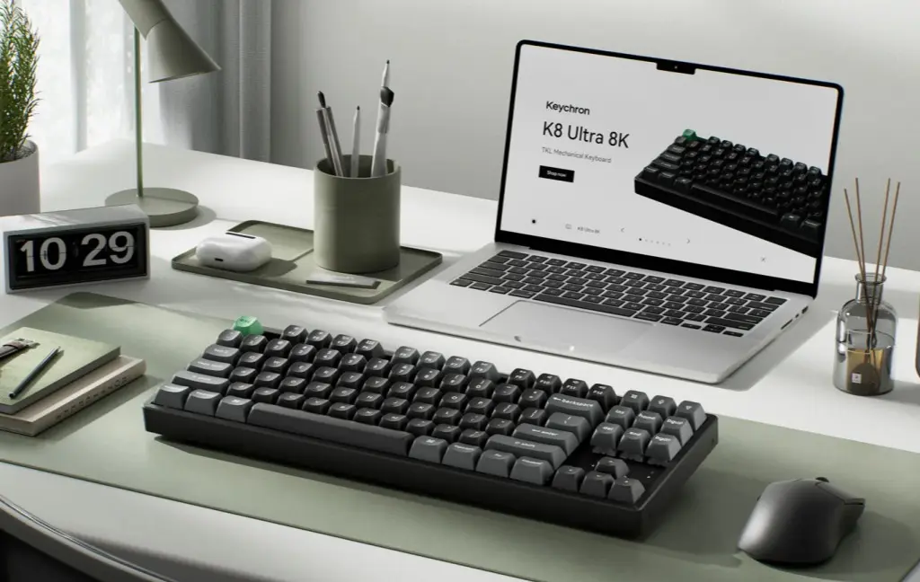 Keychron K2 Ultra 8K and K8 Ultra 8K mechanical keyboards