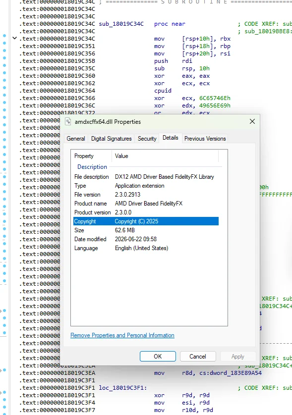 amdxcffx64.dll file icon