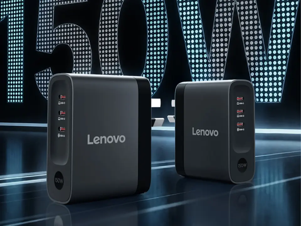 Lenovo Launches 150W GaN Charger With Three USB-C Ports