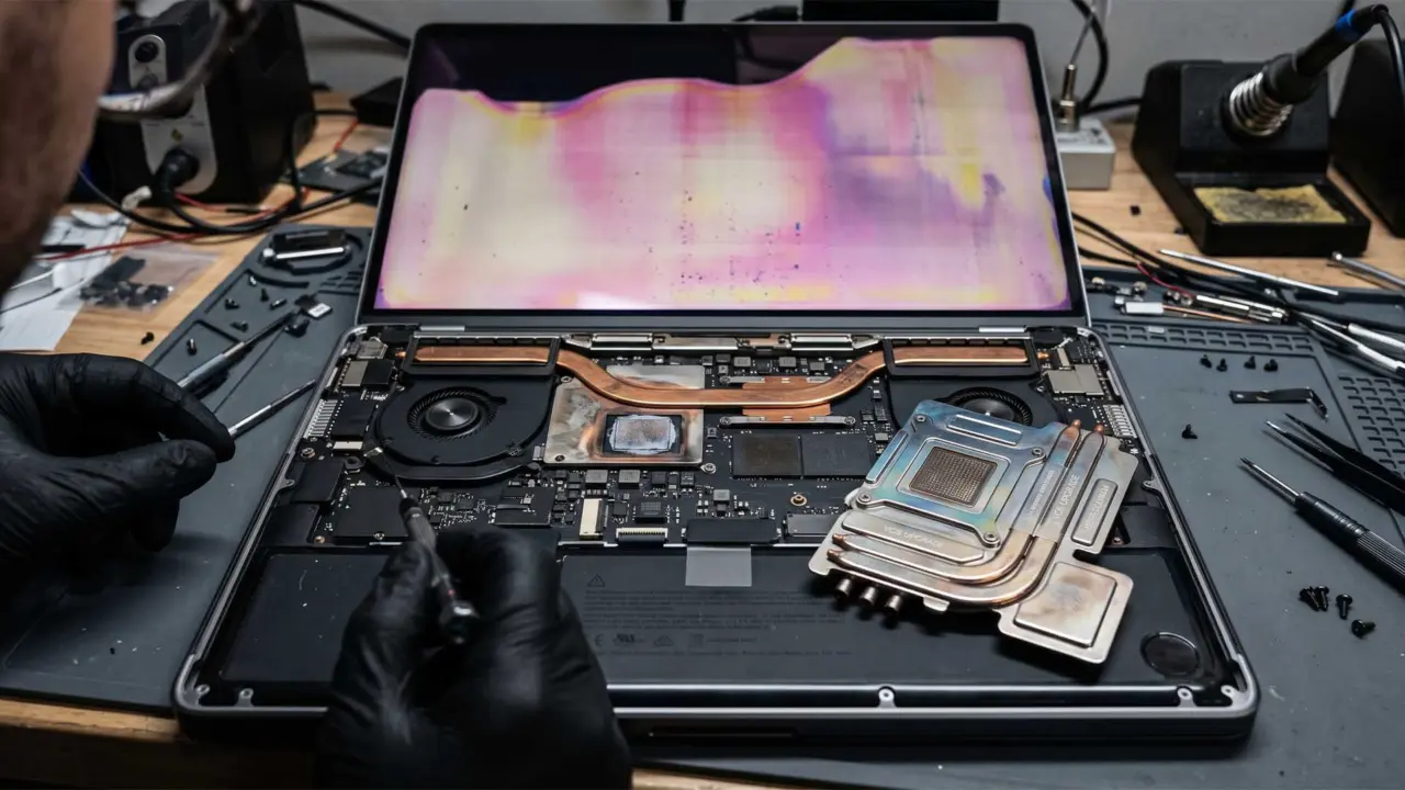 MacBook Pro M5 Max Display Discoloration Linked to Excessive Heat