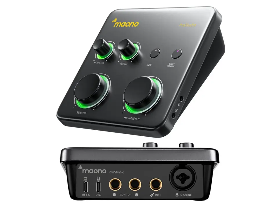 Maono P Series Hybrid Audio Interfaces Launch for Creators and Musicians