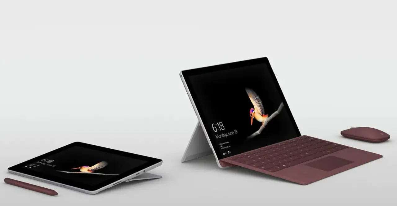 Microsoft Surface Go and Surface Laptop Go devices