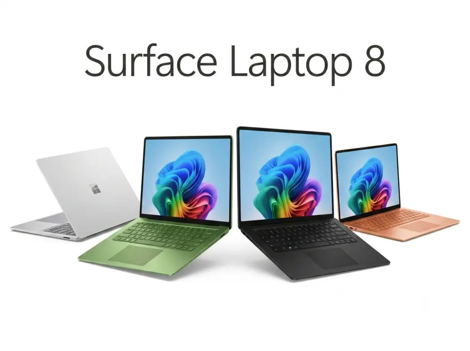 Microsoft Surface Laptop 8 Leak Reveals Snapdragon X2, OLED Display, and Jade Color