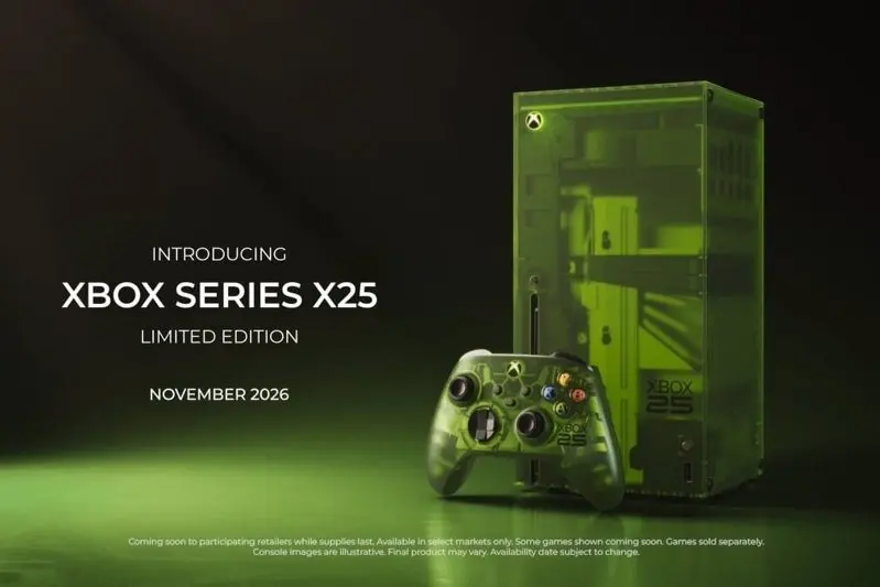 Microsoft Xbox Series X25 Limited Edition Console and Controller Details