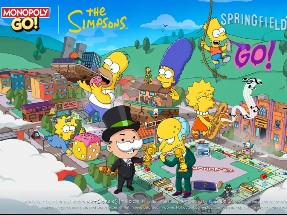 Monopoly GO Simpsons Crossover Brings Springfield to the Board