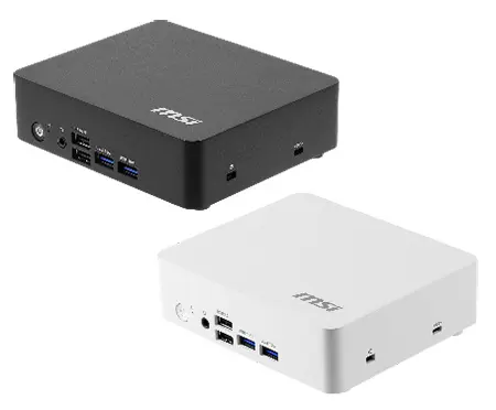 MSI hardware lineup including cooler, case, and mini PC