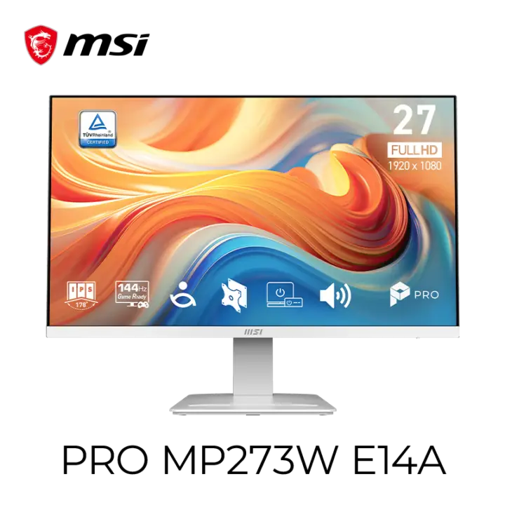 MSI PRO MP273W E14A monitor listing
