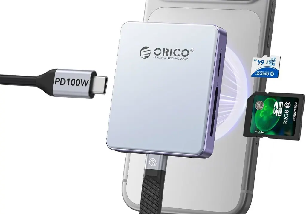ORICO AP42F Magnetic SSD Case for iPhone 15/16/17 Pro with PD Charging