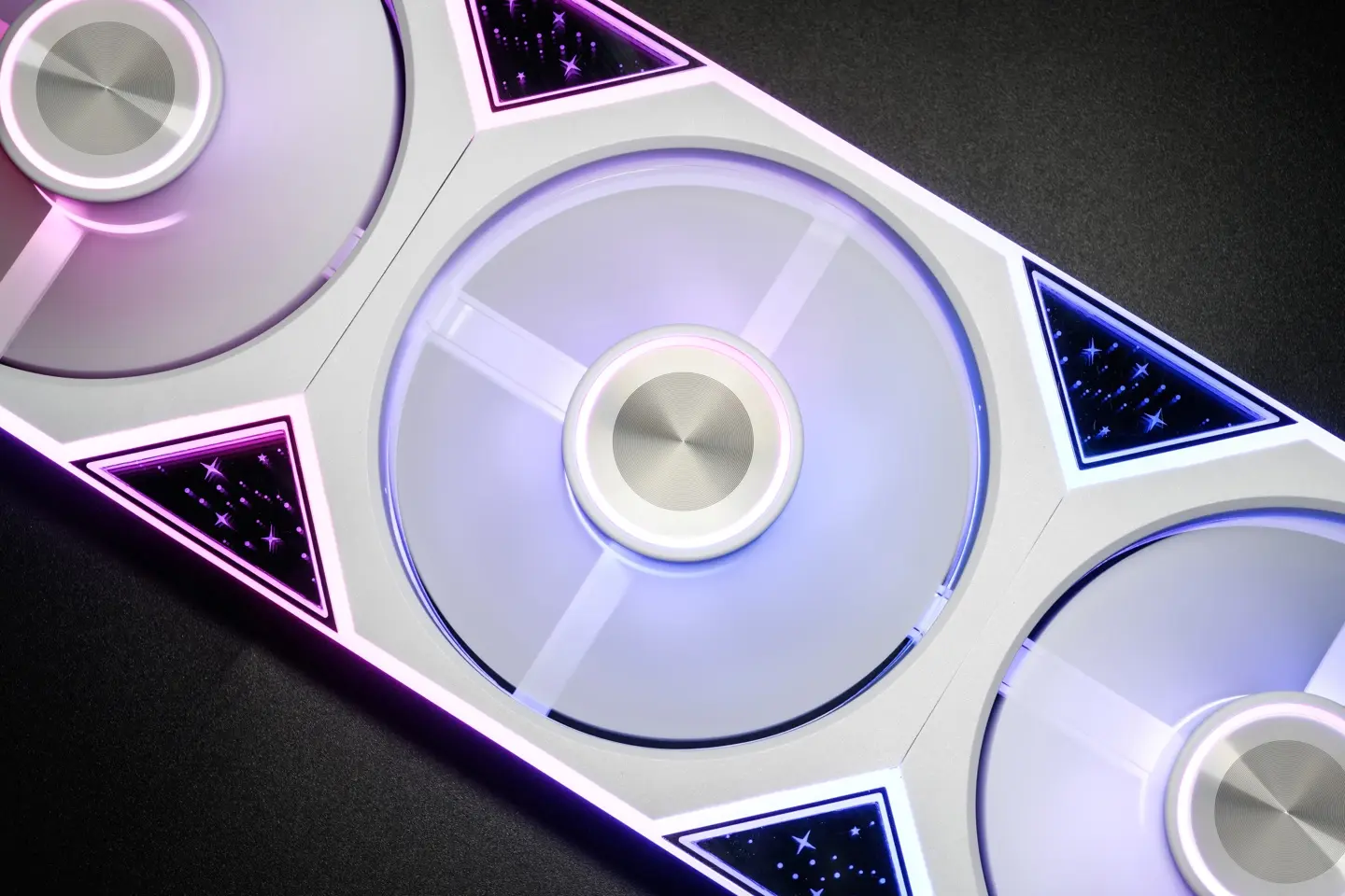 Pccooler FC ARGB series case fan with starry sky lighting effect