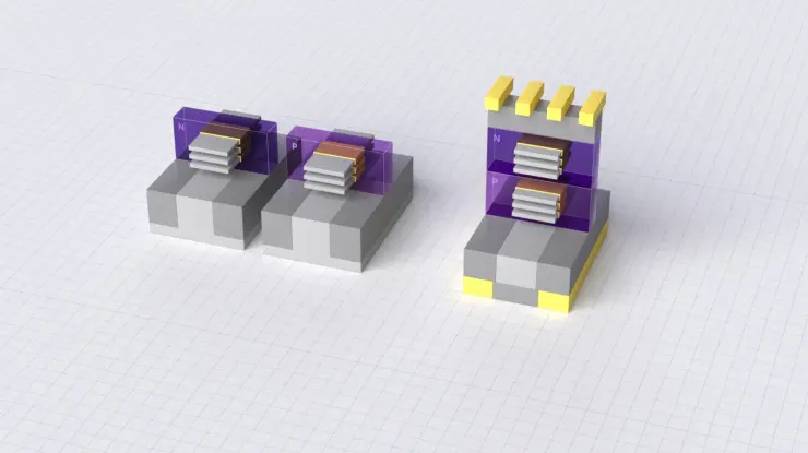 Samsung 3D Stacked FET architecture diagram