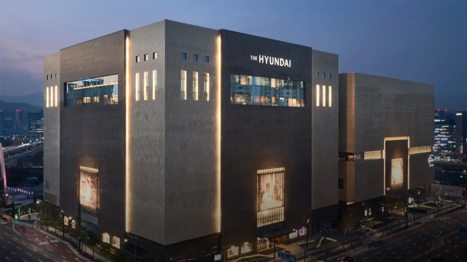 Luxury jewelry and watches displayed in a South Korean department store