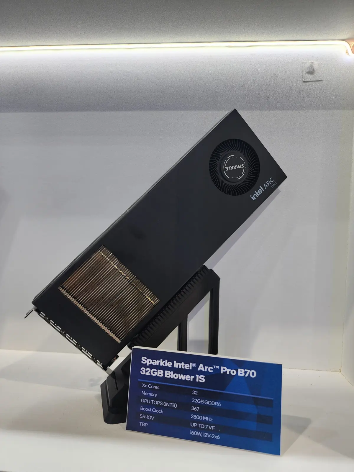 Multi-GPU workstation configuration with Intel Arc Pro B70