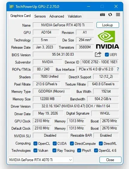 TechPowerUp GPU-Z v2.70.0 Adds Support for New Qualcomm and Intel GPUs