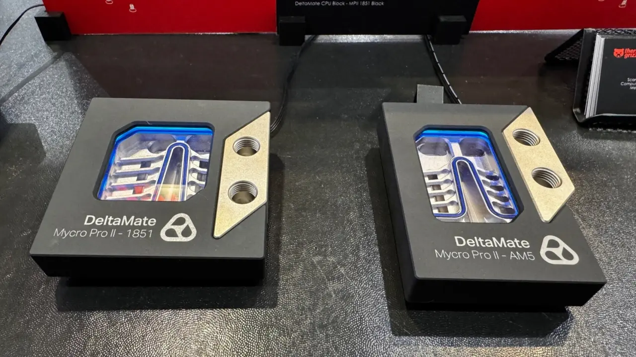 Thermal Grizzly DeltaMate CPU Blocks for Intel LGA 1851 and AMD AM5