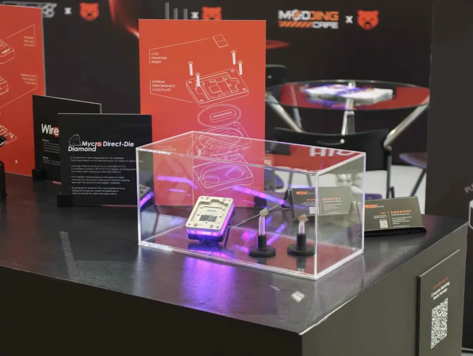 Thermal Grizzly Mycro Direct-Die Diamond Uses CVD for Extreme Cooling