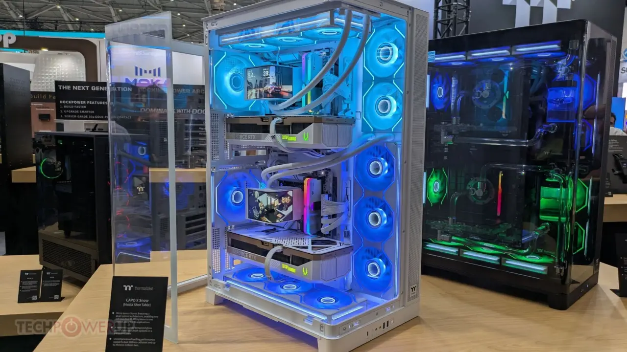 Thermaltake CAPO X PC Case Features Dual MicroATX Motherboard Trays