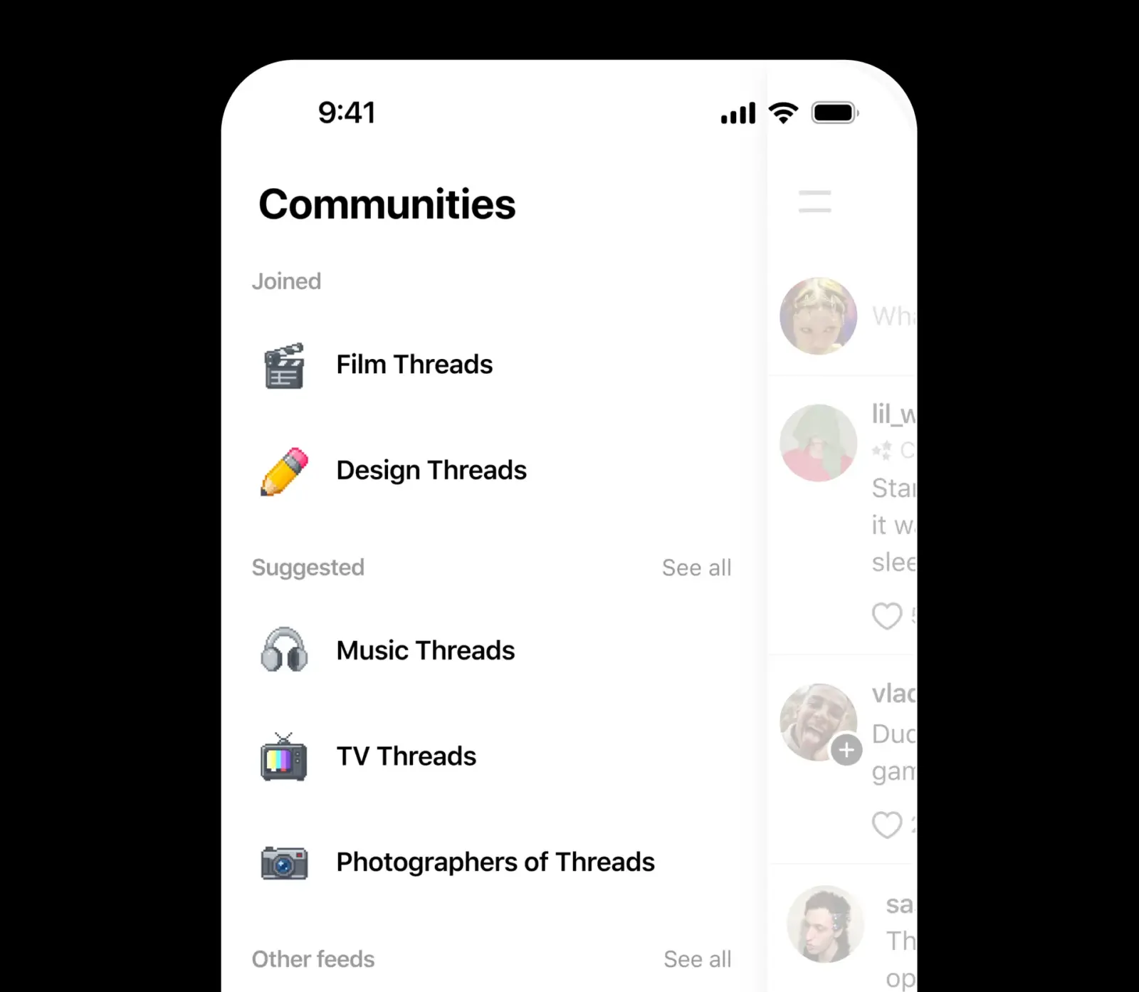 Threads Communities feature interface