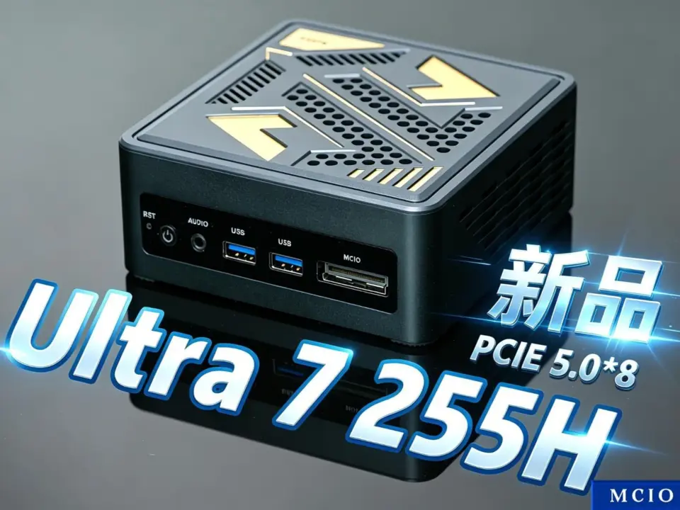 TOPC Mini PC Preview Features Intel Core Ultra 7 255H and MCIO Interface
