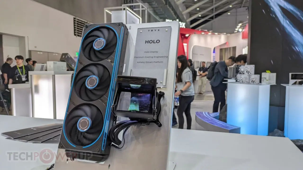 TRYX HOLO Holographic CPU Cooler Debuts at Computex 2026