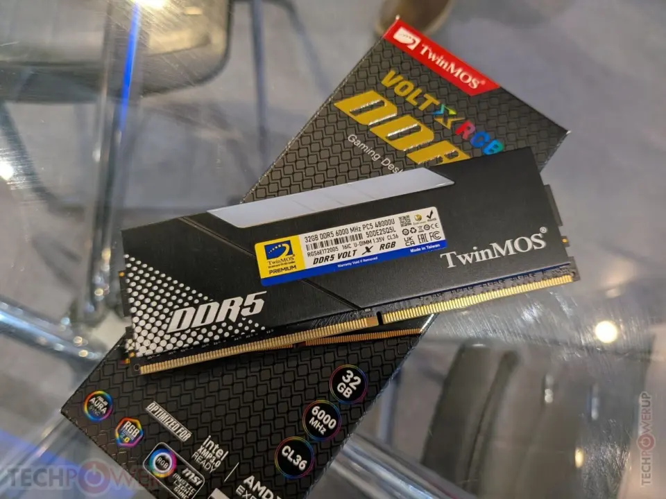 TwinMOS Volt X DDR5 Memory and Core X Pro SSD Unveiled at Computex