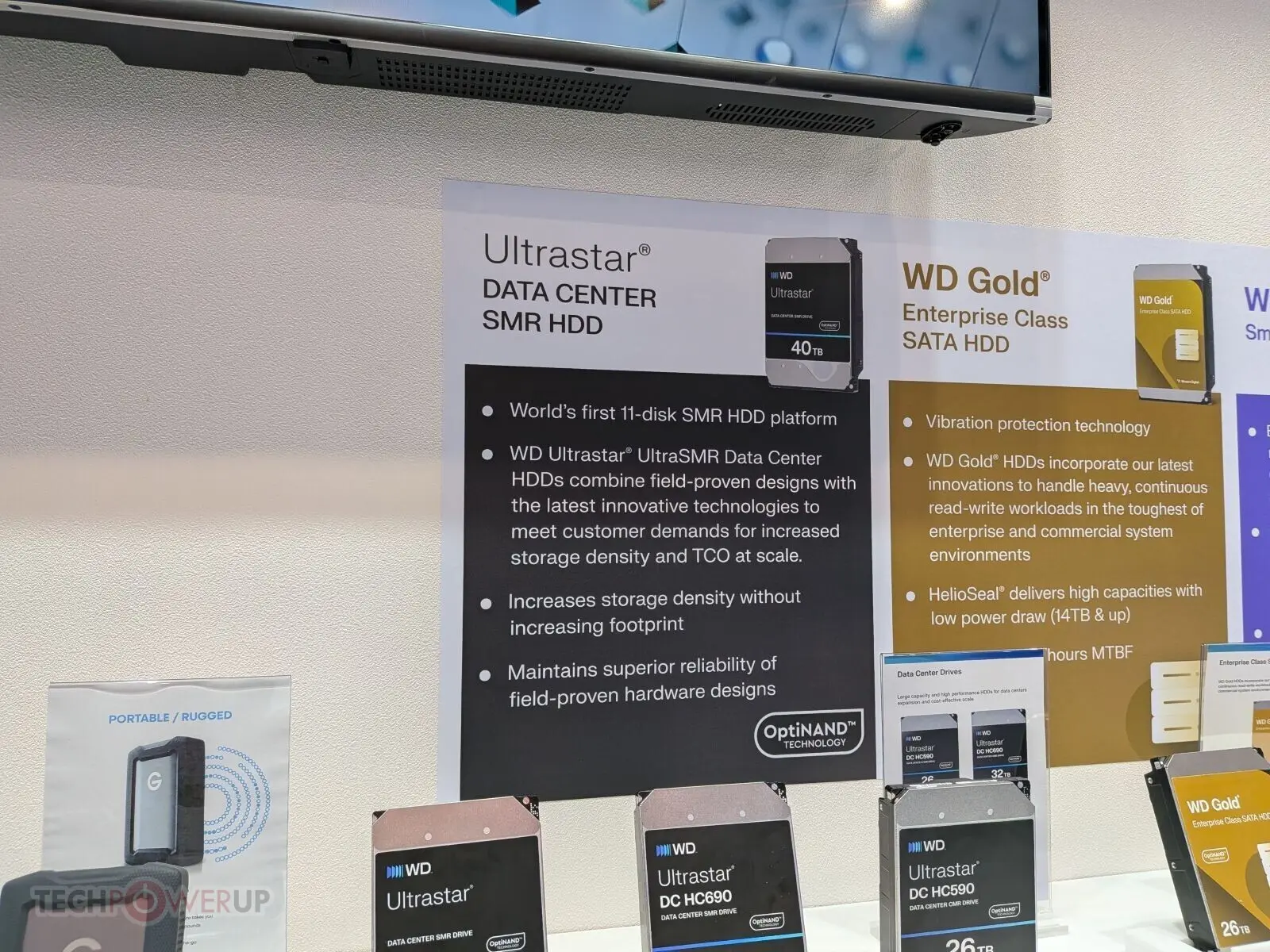 Western Digital enterprise storage lineup showcase at Computex 2026