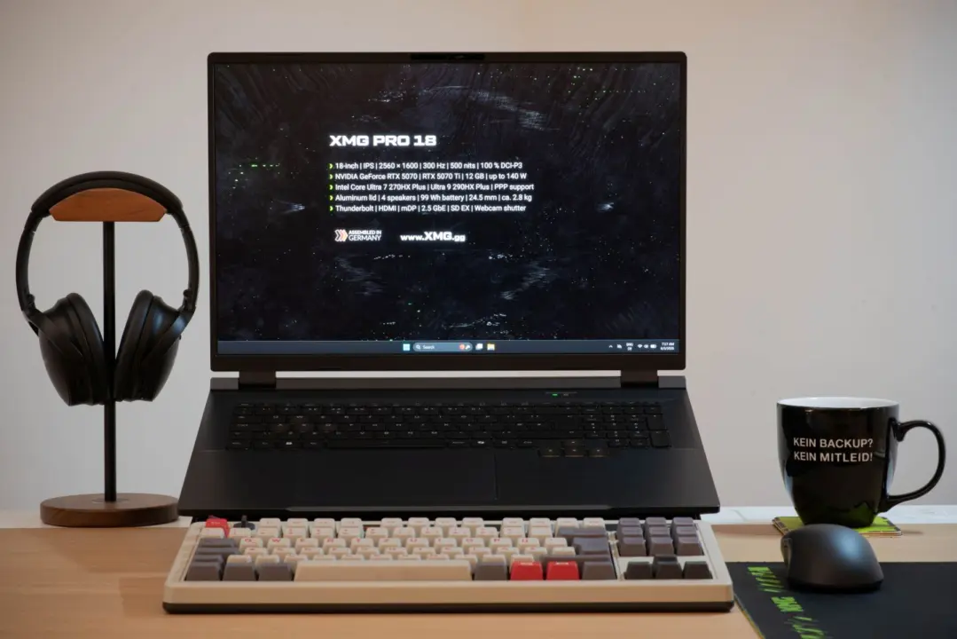 XMG PRO 18 Previewed as Brand First 18-Inch Laptop in 15 Years
