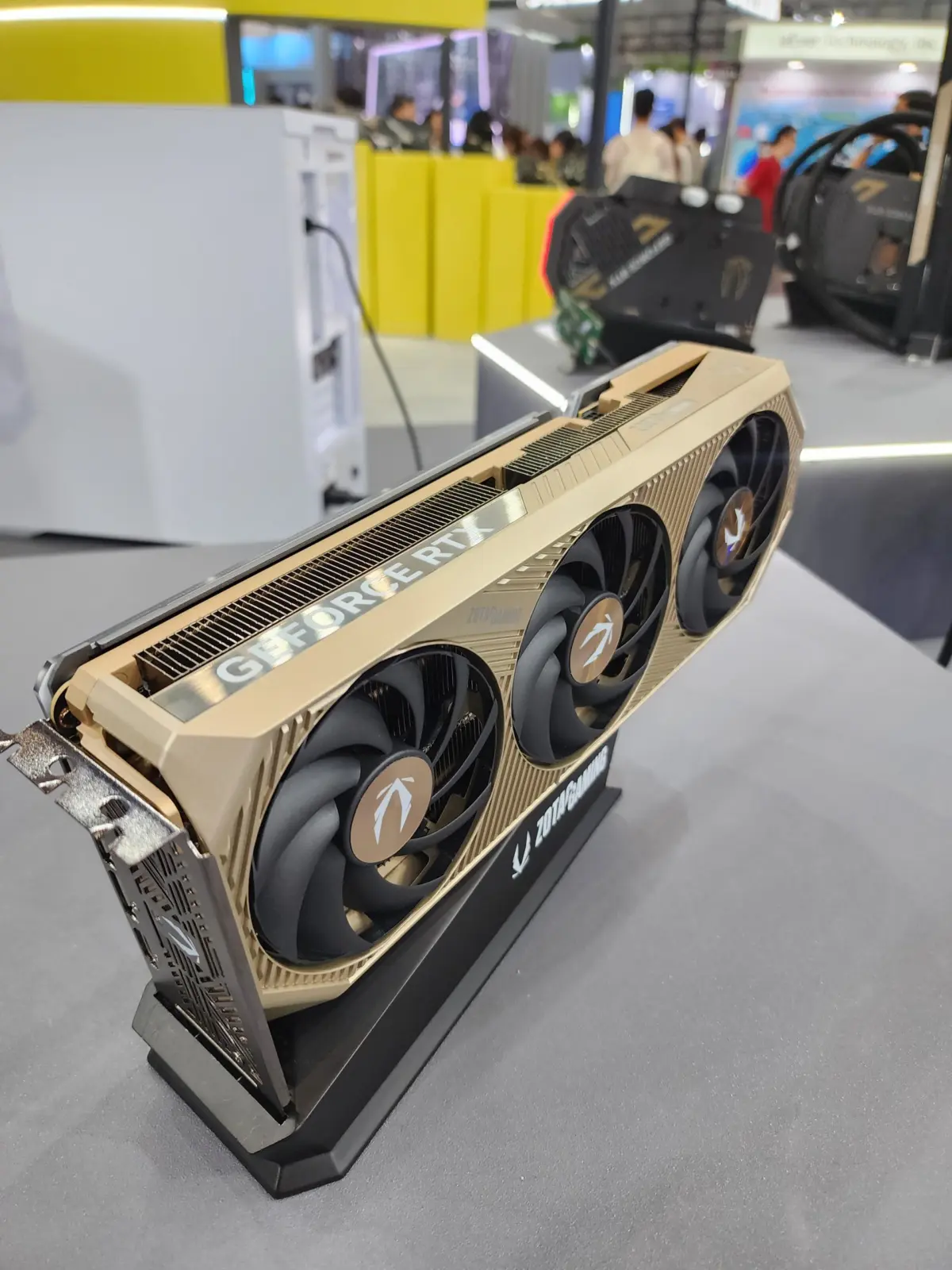 ZOTAC RTX 5070 Ti SOLID SFF OC Edition with gold trim and Icestorm cooling