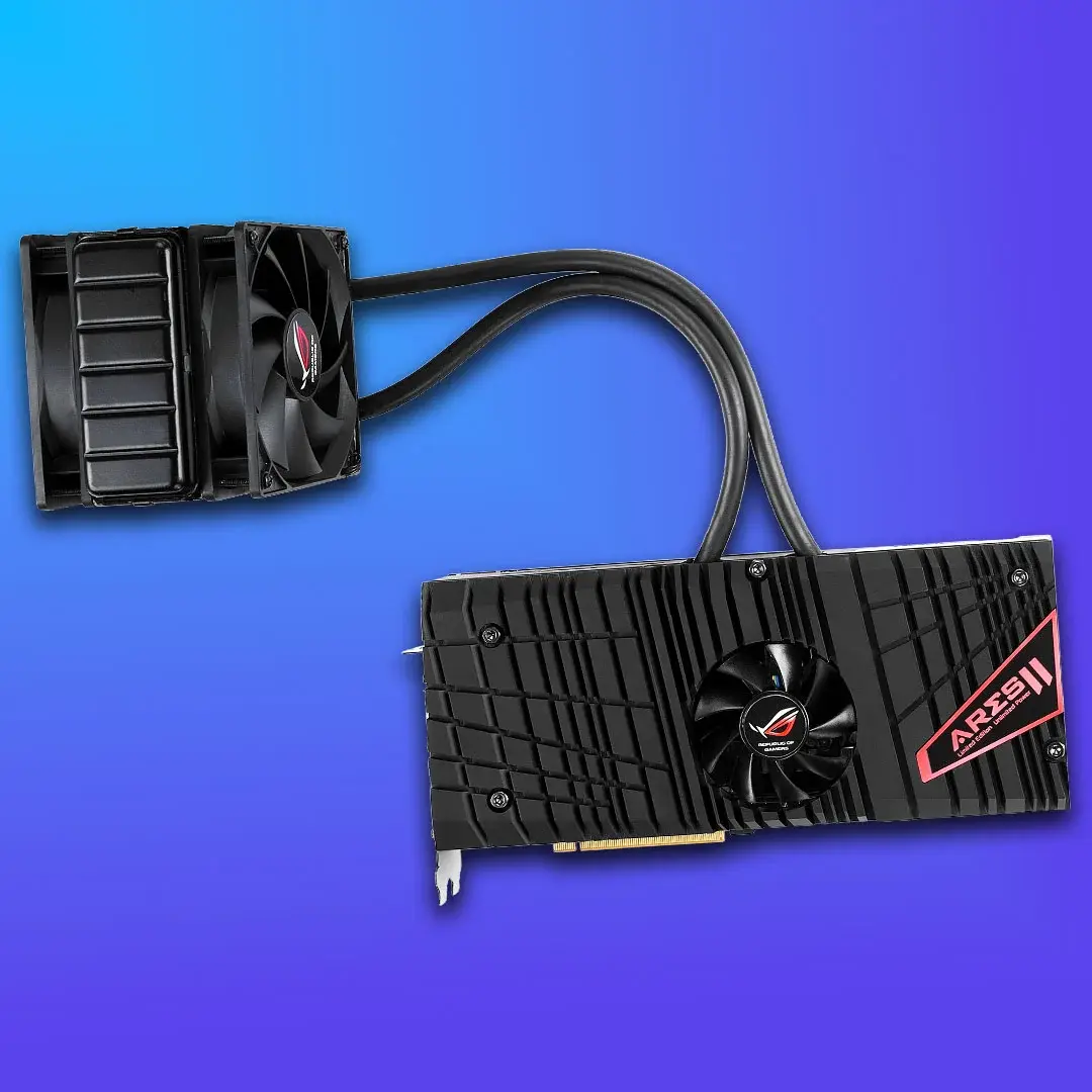 A collage of various historical PC hardware components