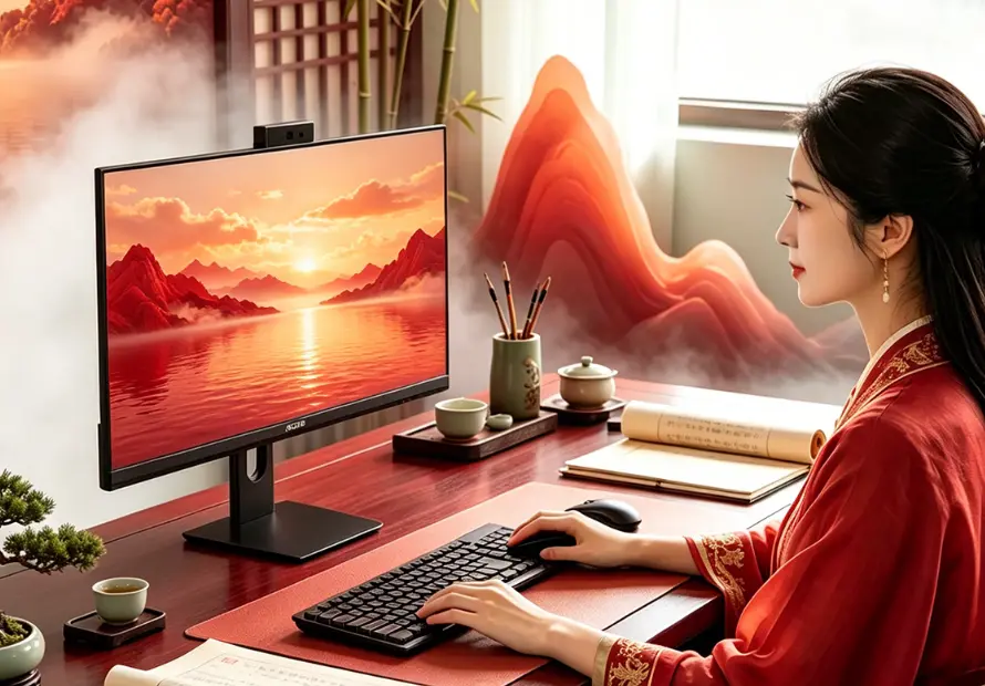 Acer Aspire C24-1400 all-in-one PC front view