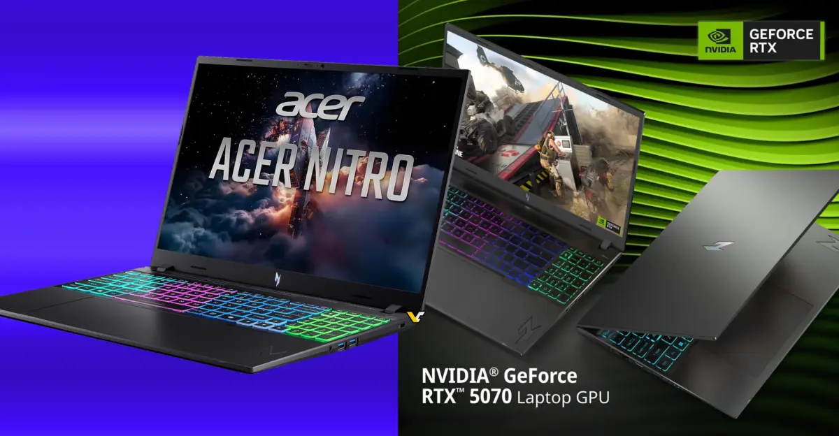 Acer Nitro V 16 AI Launches With RTX 5070 and Ryzen 9 270 for $2,100