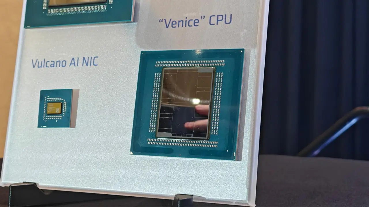 AMD Epyc 9996 Venice processor benchmark comparison with Nvidia Vera