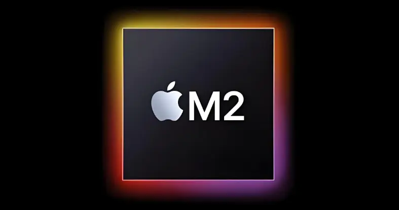 Apple M1 and M2 chips on a logic board