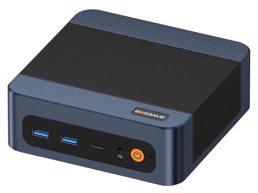BOSGAME E6 ECO mini PC front view