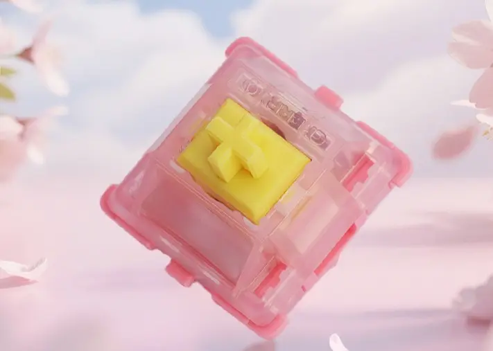 CHERRY MX Lumina Sakura Switch Launches With 35cN Actuation