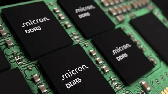Abstract representation of memory chips and data storage