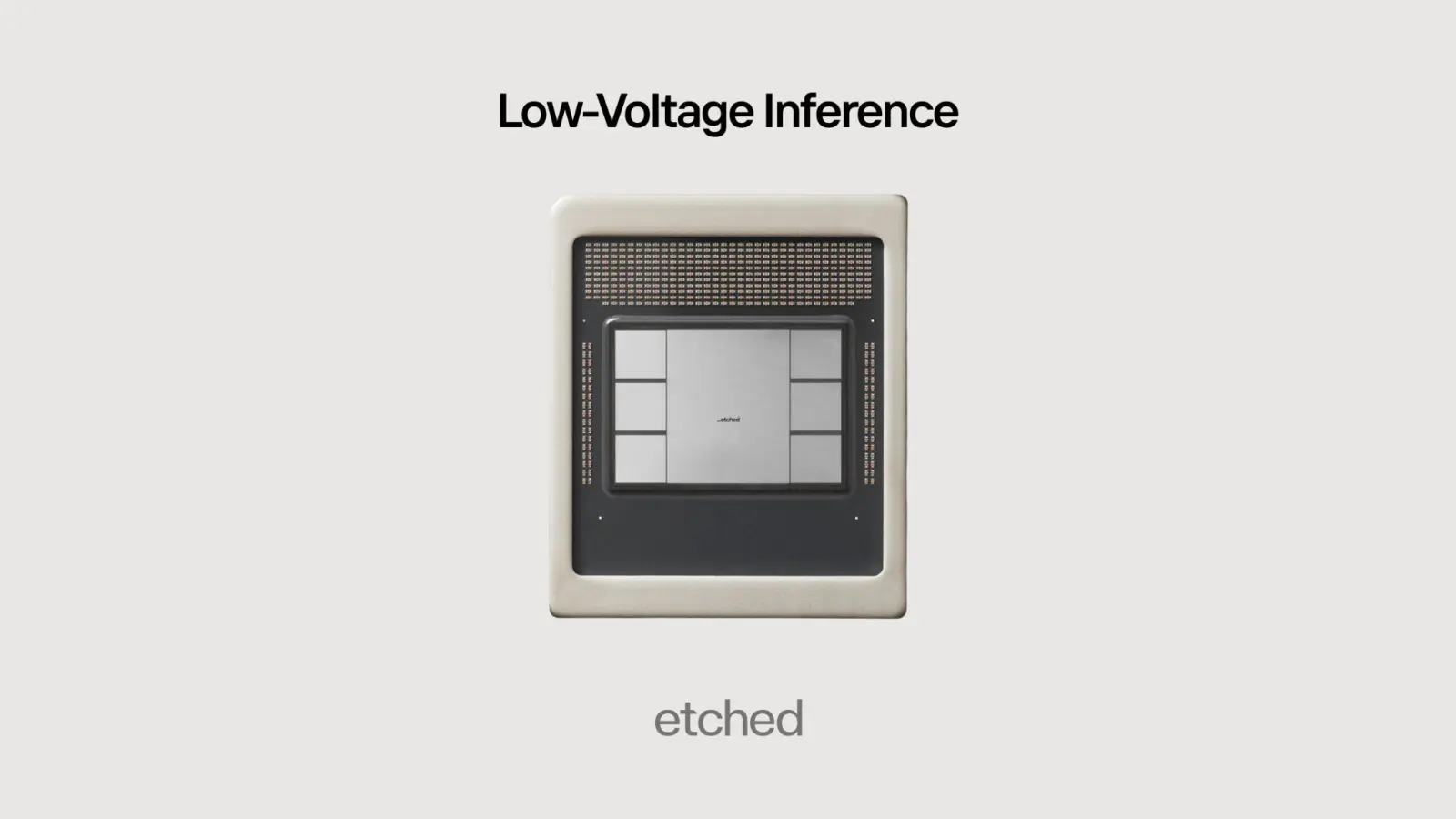 Etched VLI processor chip