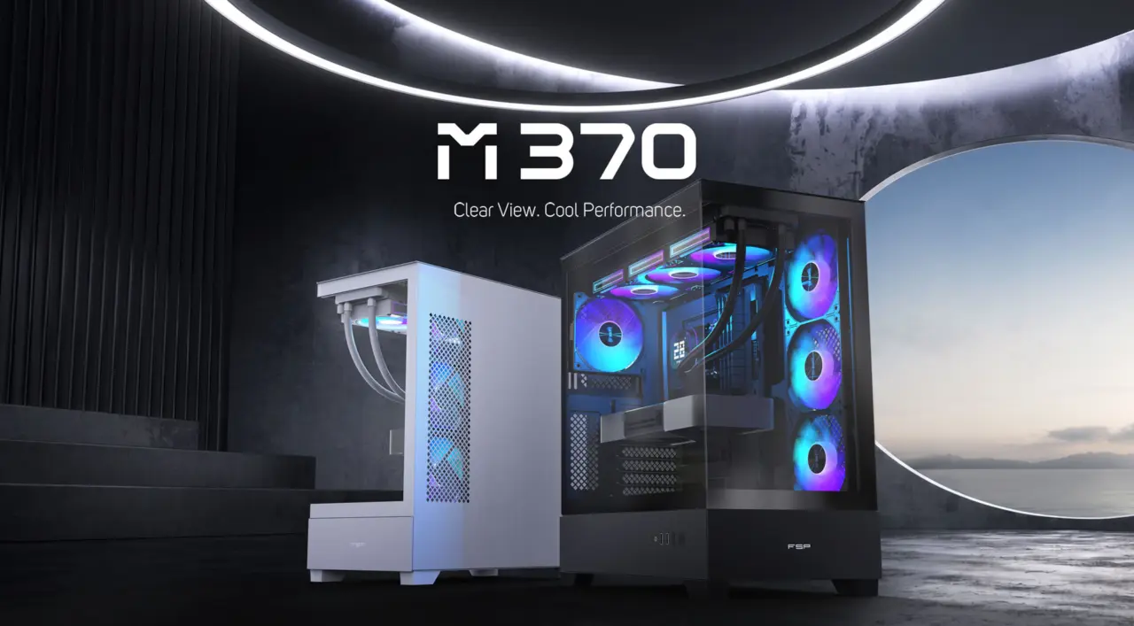 FSP M370 ATX Case Launches With Split Chambers and 400mm GPU Support