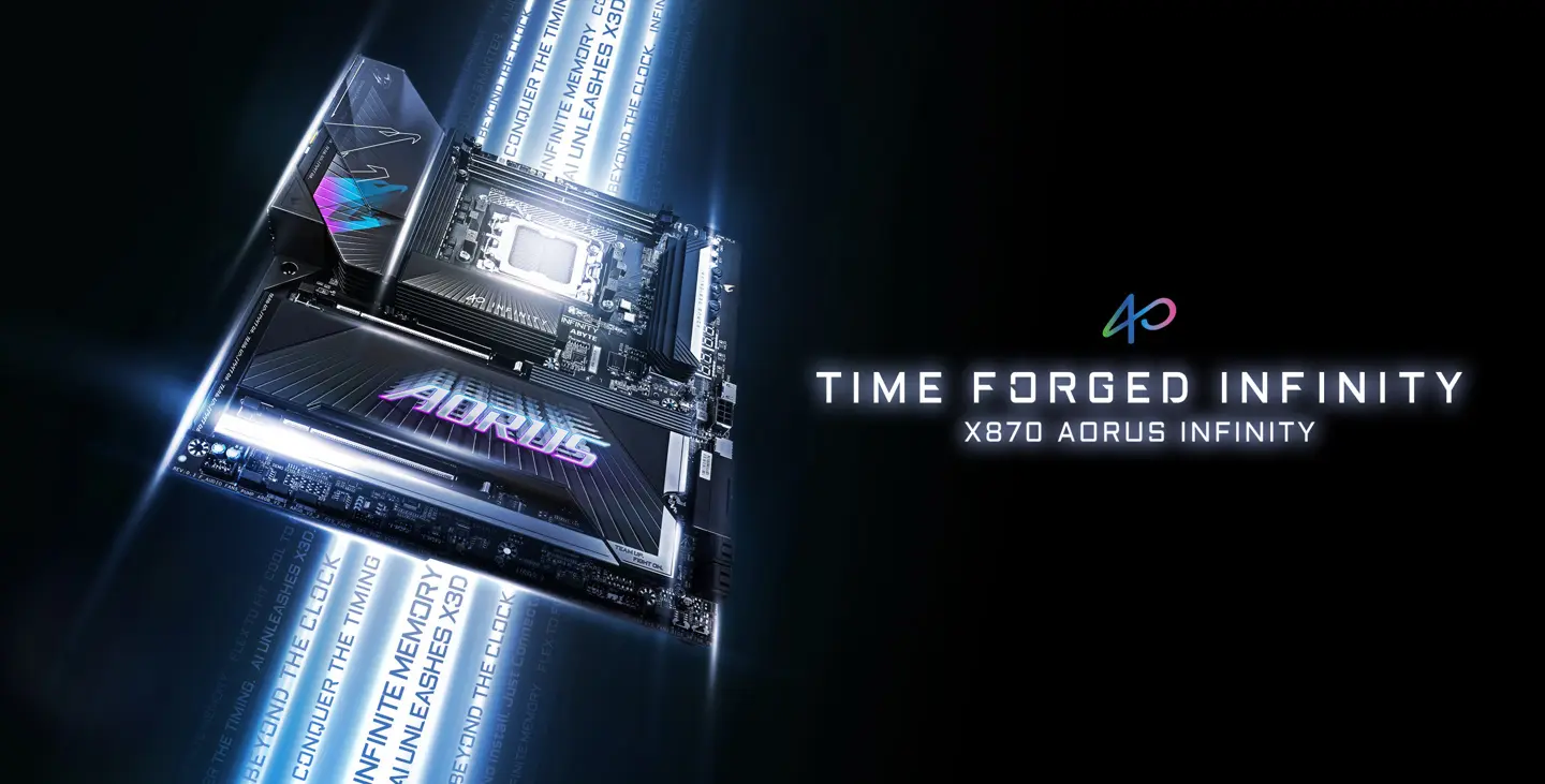 GIGABYTE AORUS INFINITY series hardware packaging