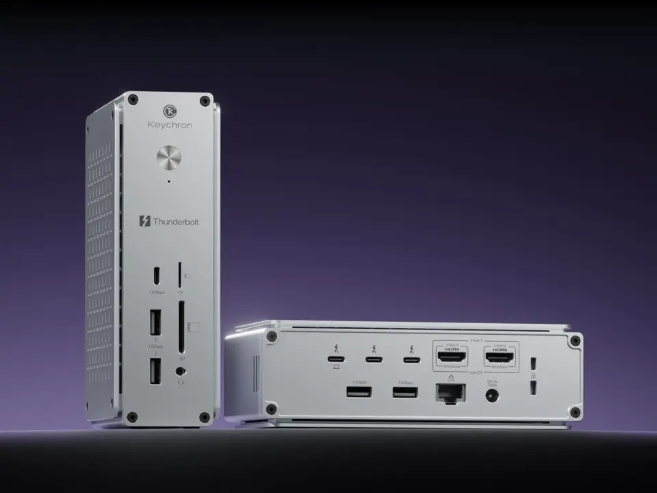Keychron Thunderbolt 5 Dock Launches at $350 for 14-in-1 Connectivity