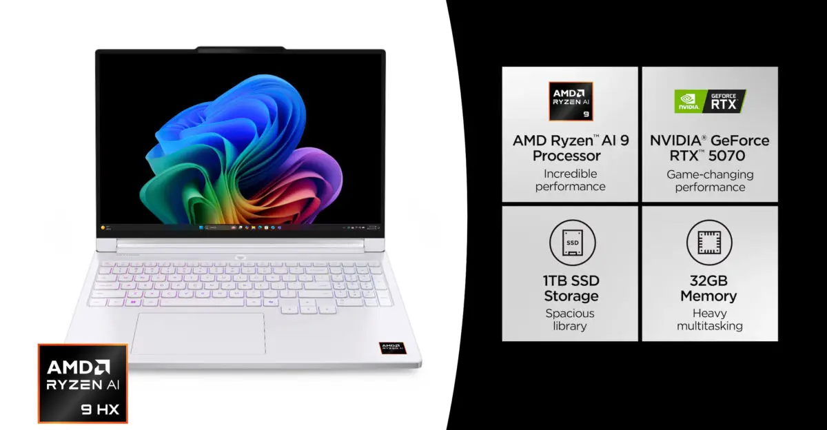Lenovo Legion 7a 16 RTX 5070 12GB Laptop Lists for $3,375