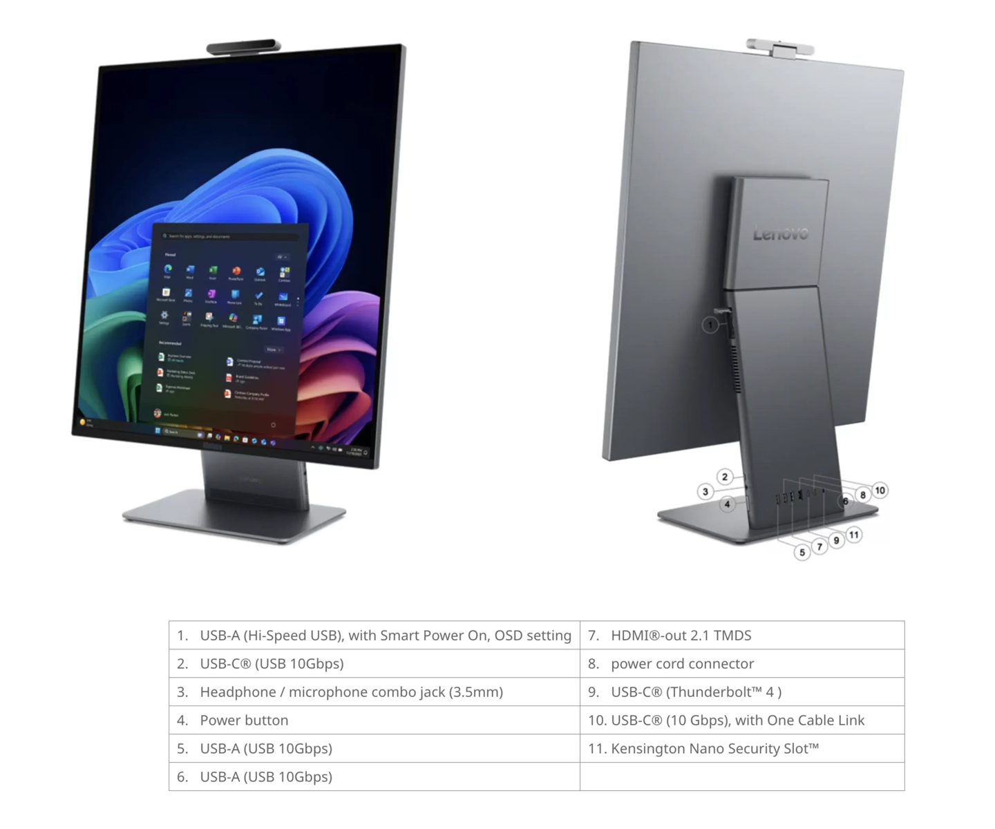 Lenovo ThinkCentre X AIO Aura Edition all-in-one desktop