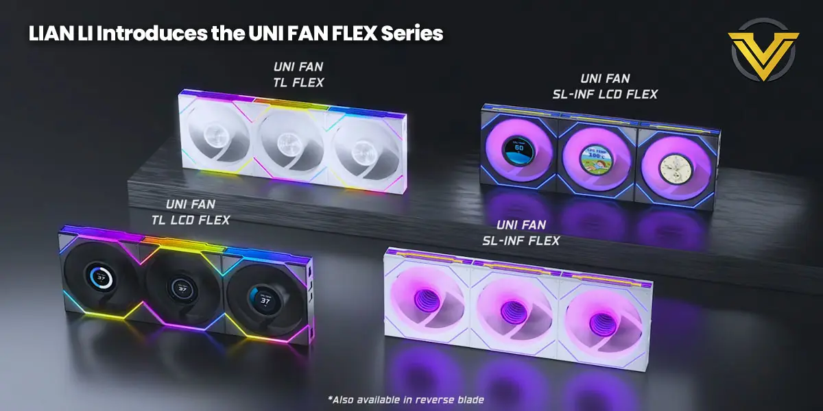 Lian Li UNI FAN FLEX Launches With LCD, Wireless Control