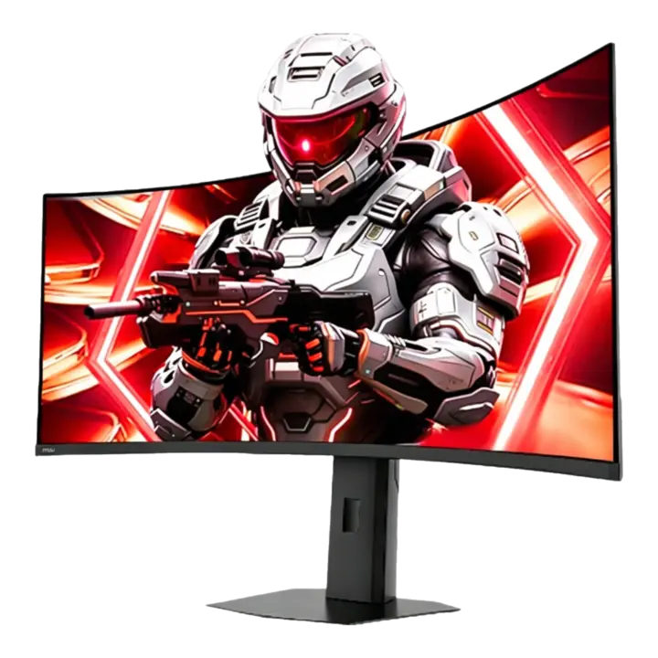 MSI MAG 341CQP QD-OLED X28 monitor front view