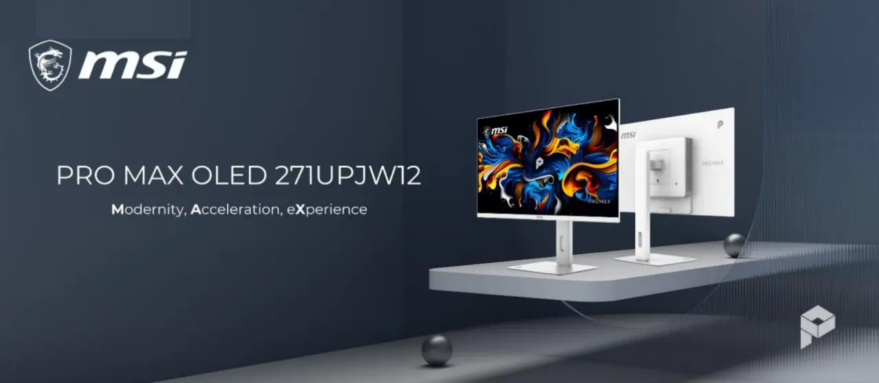 MSI PRO MAX OLED 271UPJW12: World’s First 27-Inch 4K IJP OLED Monitor