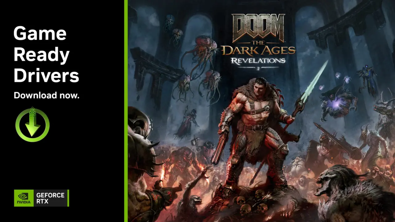 NVIDIA Game Ready Driver Adds DLSS 4.5 and 6X Frame Gen for DOOM
