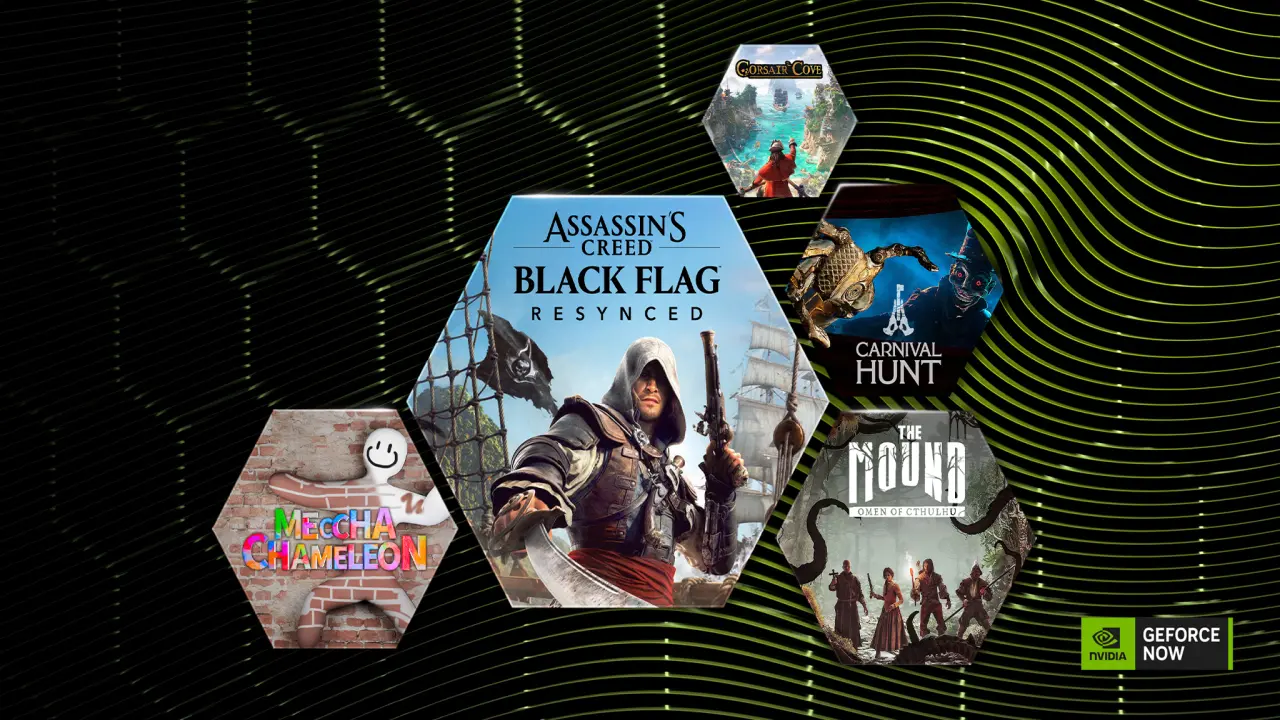 Nvidia GeForce NOW Adds 12 New Games in July, Including Black Flag Resynced