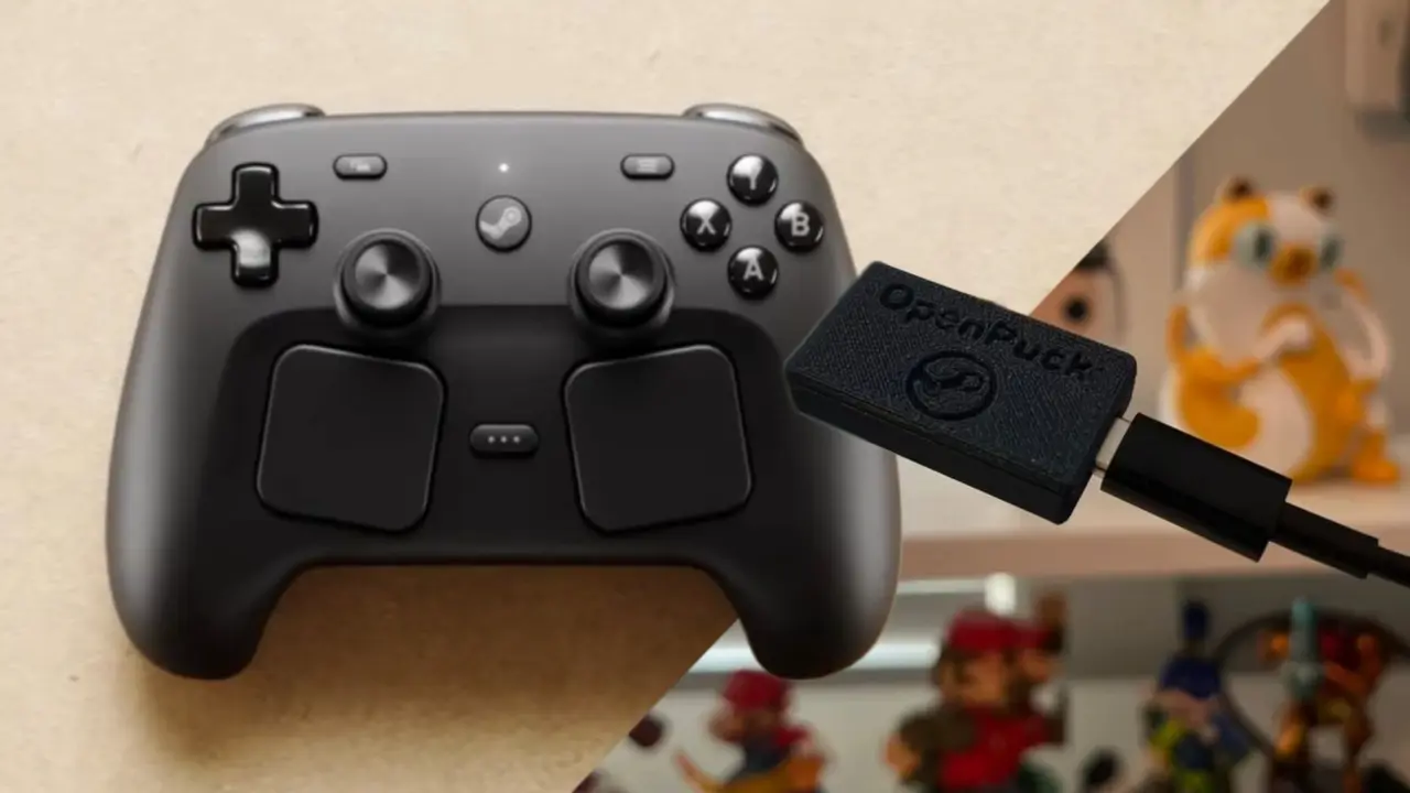 OpenPuck DIY Puck Adds PS5, Xbox, Switch Support to Steam Controller