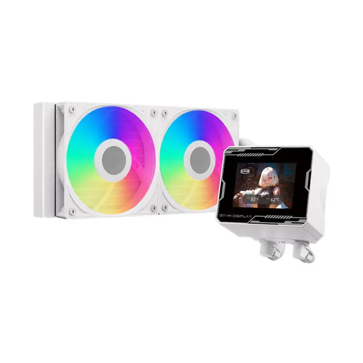 PCCOOLER North GT240M AIO liquid cooler with 2.8-inch display