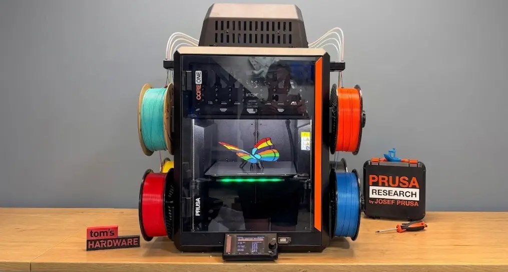 Prusa CORE One INDX Launches: 8-Color 3D Printing Kit Ships Now