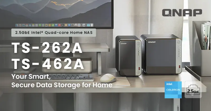 QNAP TS-262A and TS-462A NAS Launch with Intel Celeron N5095